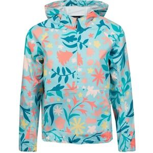 Nike Floral Repel Anorak Packable Jacket Women's XS Blue Pink NWOT